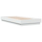 vidaXL Estructura de cama con luces LED blanco 90x200 cm vidaXL Estructura de cama con luces LED blanco 90x200 cm