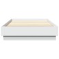 vidaXL Estructura de cama con luces LED blanco 90x200 cm vidaXL Estructura de cama con luces LED blanco 90x200 cm