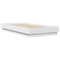vidaXL Estructura de cama con luces LED blanco 90x190 cm vidaXL Estructura de cama con luces LED blanco 90x190 cm
