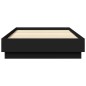 vidaXL Estructura de cama con luces LED negro 100x200 cm vidaXL Estructura de cama con luces LED negro 100x200 cm