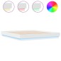 vidaXL Estructura de cama con luces LED blanco 200x200 cm vidaXL Estructura de cama con luces LED blanco 200x200 cm