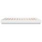 vidaXL Estructura de cama con luces LED blanco 200x200 cm vidaXL Estructura de cama con luces LED blanco 200x200 cm