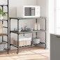 vidaXL Carrito de cocina madera ingeniería gris Sonoma 100x50x95 cm