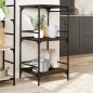 vidaXL Carrito de cocina madera ingeniería roble marrón 60,5x50x105cm vidaXL Carrito de cocina madera ingeniería roble marrón 60,5x50x105cm