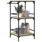 vidaXL Carrito de cocina madera ingeniería roble Sonoma 60,5x50x105 cm vidaXL Carrito de cocina madera ingeniería roble Sonoma 60,5x50x105 cm