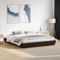 vidaXL Estructura de cama con luces LED negro 180x200 cm vidaXL Estructura de cama con luces LED negro 180x200 cm