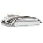 vidaXL Estructura de cama con luces LED blanco 120x200 cm