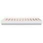 vidaXL Estructura de cama con luces LED blanco 135x190 cm