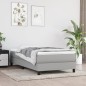 vidaXL Colchón de muelles ensacados tela gris claro 80x200x20 cm vidaXL Colchón de muelles ensacados tela gris claro 80x200x20 cm