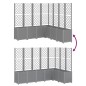 vidaXL Jardinera con enrejado PP gris claro 160x160x140 cm vidaXL Jardinera con enrejado PP gris claro 160x160x140 cm