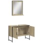 vidaXL Set de muebles de baño 2 pzas madera de ingeniería roble sonoma vidaXL Set de muebles de baño 2 pzas madera de ingeniería roble sonoma