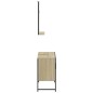 vidaXL Set de muebles de baño 2 pzas madera de ingeniería roble sonoma vidaXL Set de muebles de baño 2 pzas madera de ingeniería roble sonoma