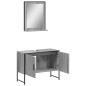 vidaXL Set de muebles de baño 2 pzas madera de ingeniería gris sonoma vidaXL Set de muebles de baño 2 pzas madera de ingeniería gris sonoma