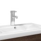 vidaXL Mueble de baño con lavabo integrado marrón roble vidaXL Mueble de baño con lavabo integrado marrón roble
