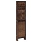 vidaXL Biombo separador de 6 paneles madera paulownia marrón oscuro vidaXL Biombo separador de 6 paneles madera paulownia marrón oscuro