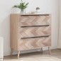 Finori Cajonera Lusk 03A roble Sonoma 80x38,5x87 cm Finori Cajonera Lusk 03A roble Sonoma 80x38,5x87 cm