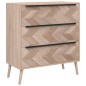 Finori Cajonera Lusk 03A roble Sonoma 80x38,5x87 cm Finori Cajonera Lusk 03A roble Sonoma 80x38,5x87 cm