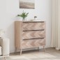 Finori Cajonera Lusk 03A roble Sonoma 80x38,5x87 cm Finori Cajonera Lusk 03A roble Sonoma 80x38,5x87 cm
