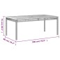 vidaXL Set de comedor de jardín 7 pzas y cojines ratán sintético negro