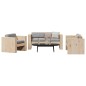 vidaXL Juego de muebles de jardín 2 piezas madera maciza de pino vidaXL Juego de muebles de jardín 2 piezas madera maciza de pino