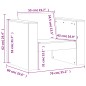 vidaXL Juego de muebles de jardín 2 piezas madera maciza de pino vidaXL Juego de muebles de jardín 2 piezas madera maciza de pino