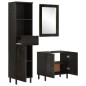 vidaXL Conjunto de armarios de baño 3 piezas madera maciza de mango vidaXL Conjunto de armarios de baño 3 piezas madera maciza de mango