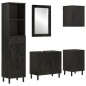 vidaXL Conjunto de armarios de baño 5 piezas madera maciza de mango vidaXL Conjunto de armarios de baño 5 piezas madera maciza de mango