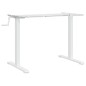 vidaXL Marco de escritorio de pie acero blanco (94-135)x60x(70-114) cm vidaXL Marco de escritorio de pie acero blanco (94-135)x60x(70-114) cm