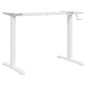 vidaXL Marco de escritorio de pie acero blanco (94-135)x60x(70-114) cm vidaXL Marco de escritorio de pie acero blanco (94-135)x60x(70-114) cm