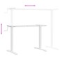 vidaXL Marco de escritorio de pie acero blanco (94-135)x60x(70-114) cm vidaXL Marco de escritorio de pie acero blanco (94-135)x60x(70-114) cm