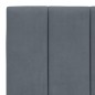 vidaXL Estructura cama con cabecero terciopelo gris oscuro 100x200 cm vidaXL Estructura cama con cabecero terciopelo gris oscuro 100x200 cm