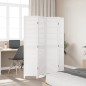 vidaXL Biombo separador de 4 paneles madera maciza Paulownia blanco vidaXL Biombo separador de 4 paneles madera maciza Paulownia blanco
