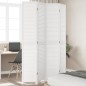 vidaXL Biombo separador de 4 paneles madera maciza Paulownia blanco vidaXL Biombo separador de 4 paneles madera maciza Paulownia blanco