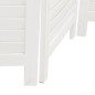vidaXL Biombo separador de 6 paneles madera maciza Paulownia blanco vidaXL Biombo separador de 6 paneles madera maciza Paulownia blanco