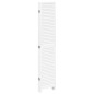 vidaXL Biombo separador de 6 paneles madera maciza Paulownia blanco vidaXL Biombo separador de 6 paneles madera maciza Paulownia blanco