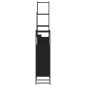 vidaXL Juego de muebles de baño 4 piezas madera de ingeniería negro vidaXL Juego de muebles de baño 4 piezas madera de ingeniería negro
