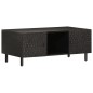 vidaXL Mesa de centro madera maciza de mango negra 100x54x40 cm vidaXL Mesa de centro madera maciza de mango negra 100x54x40 cm