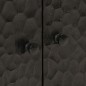 vidaXL Armario de lavabo de baño madera maciza mango negro 62x33x58 cm vidaXL Armario de lavabo de baño madera maciza mango negro 62x33x58 cm