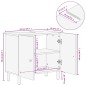 vidaXL Armario de lavabo de baño madera maciza mango negro 62x33x58 cm vidaXL Armario de lavabo de baño madera maciza mango negro 62x33x58 cm