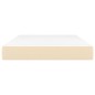 vidaXL Colchón de muelles ensacados tela color crema 120x200x20 cm vidaXL Colchón de muelles ensacados tela color crema 120x200x20 cm