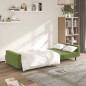 vidaXL Sofá cama de 2 plazas terciopelo verde claro vidaXL Sofá cama de 2 plazas terciopelo verde claro
