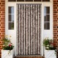 vidaXL Cortina antimoscas chenilla beige y marrón claro 100x200 cm vidaXL Cortina antimoscas chenilla beige y marrón claro 100x200 cm