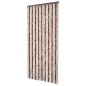 vidaXL Cortina antimoscas chenilla beige y marrón claro 100x200 cm vidaXL Cortina antimoscas chenilla beige y marrón claro 100x200 cm