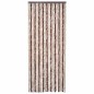 vidaXL Cortina antimoscas chenilla beige y marrón claro 100x200 cm vidaXL Cortina antimoscas chenilla beige y marrón claro 100x200 cm
