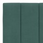 vidaXL Estructura cama con cabecero terciopelo verde oscuro 160x200 cm vidaXL Estructura cama con cabecero terciopelo verde oscuro 160x200 cm