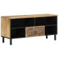 vidaXL Mueble de TV madera maciza de mango 100x33x46 cm vidaXL Mueble de TV madera maciza de mango 100x33x46 cm