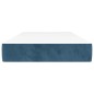 vidaXL Colchón muelles ensacados terciopelo azul oscuro 100x200x20 cm vidaXL Colchón muelles ensacados terciopelo azul oscuro 100x200x20 cm