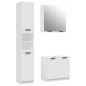 vidaXL Set de muebles de baño 3 piezas madera contrachapada blanco vidaXL Set de muebles de baño 3 piezas madera contrachapada blanco