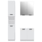 vidaXL Set de muebles de baño 3 piezas madera contrachapada blanco vidaXL Set de muebles de baño 3 piezas madera contrachapada blanco