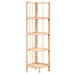 vidaXL Estante de esquina de madera de cedro 27x27x110 cm
